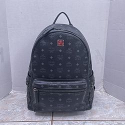 Black McM Backpack 