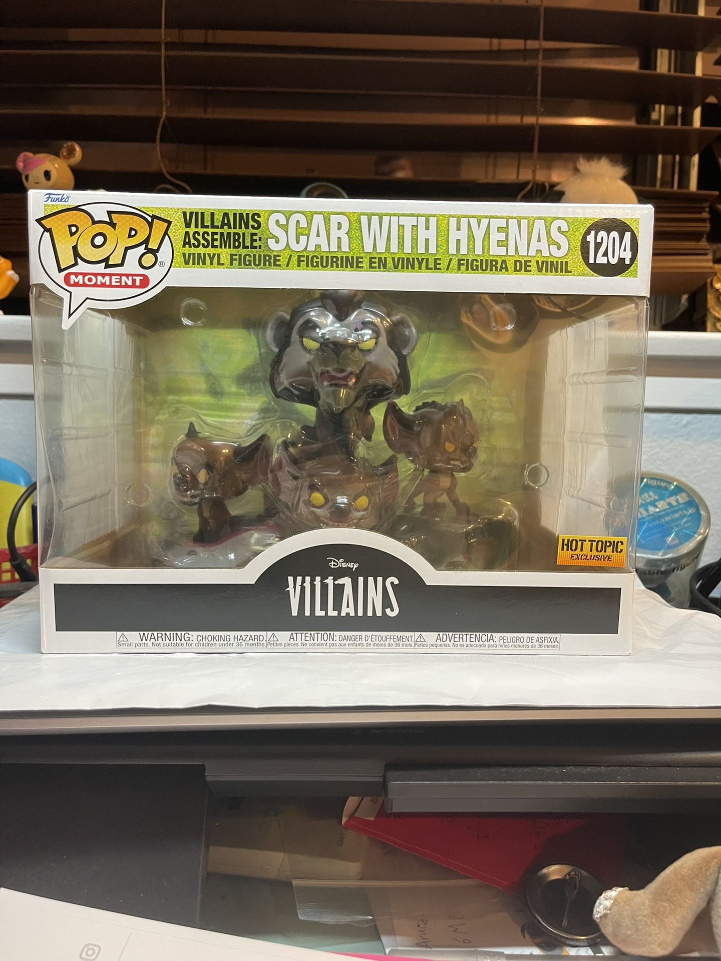 Funko POP Disney Villains Lion King SCAR WITH HYENAS #1204 Hot Topic Exclusive for Sale in West Covina, CA OfferUp