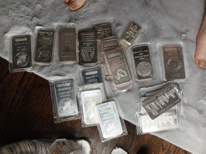 Silver.999 10 Oz Bars