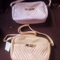 Lilac And Beige Purses