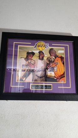 LAKERS  basketball Magic and Shaquille,Kobe
