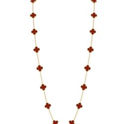 Long Clover Necklace 