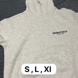 Grey Essential Hoodie 
