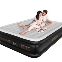 Air Mattress Full with Built in Pump,18’’High