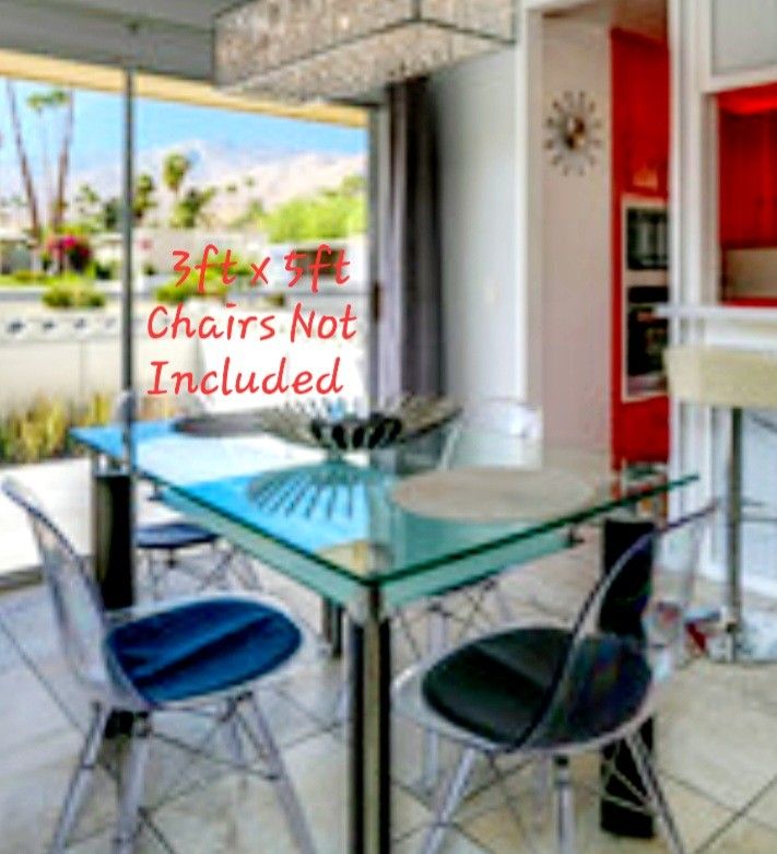 Modern 3ft X 5ft Table - CHAIRS NOT INCLUDED