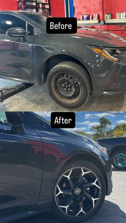 Set de rines 18” con pack de gomas