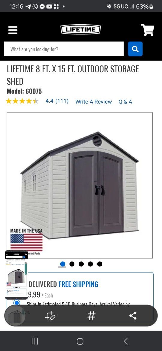 🔥SHED INSTALLATION 🔥 $350