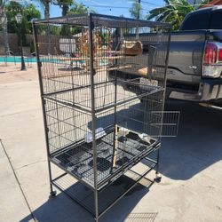 Bird Cages 100 For The Big One,  50 For Small One