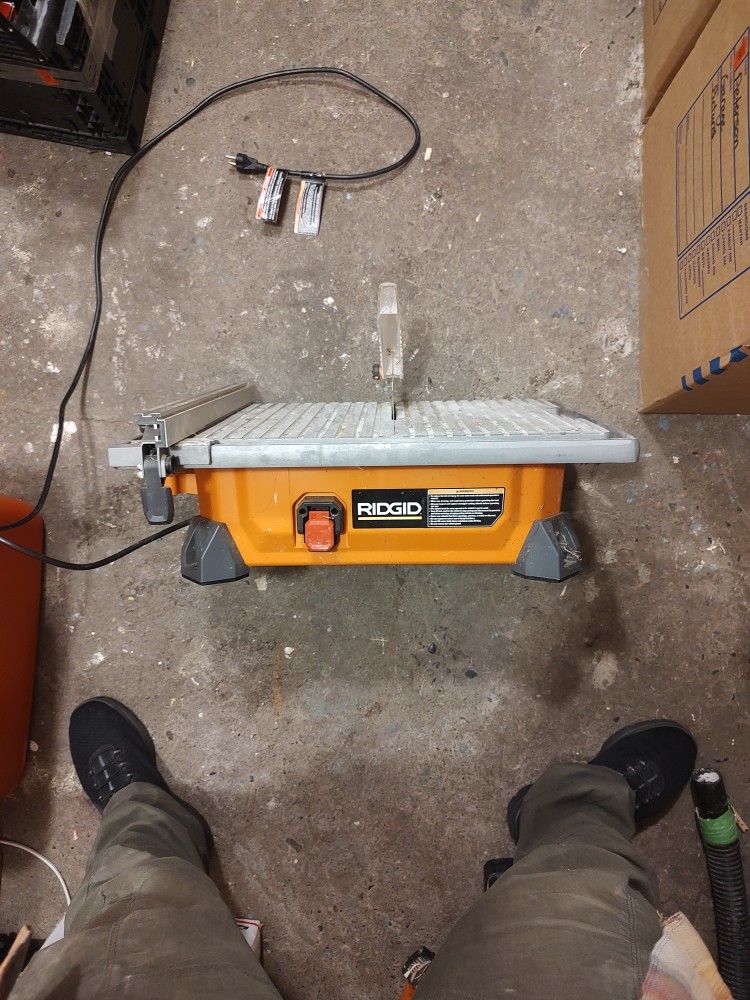 Ridgid Wet Tile Saw