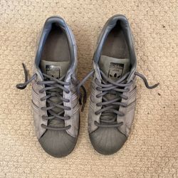 Adidas Grey Superstar “Double Grey” SIZE,11 men’s