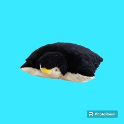 Penguin My Pillow Pet Black / White Pillowpet Pee-wees Plush Preowned