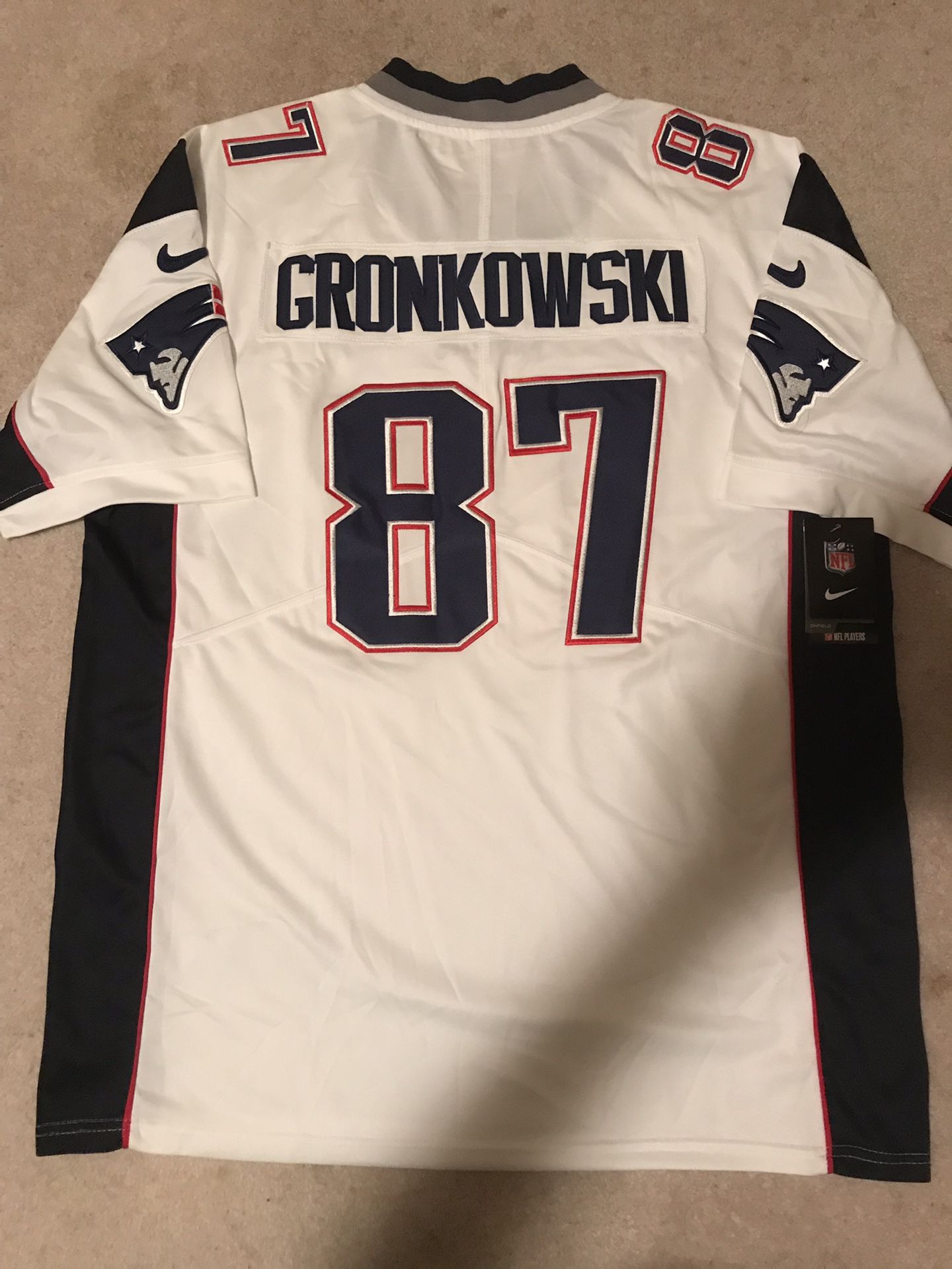 Rob Gronkowski patriots jersey size XL