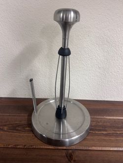 Paper Towel Holder Stand- Stainless Steel
