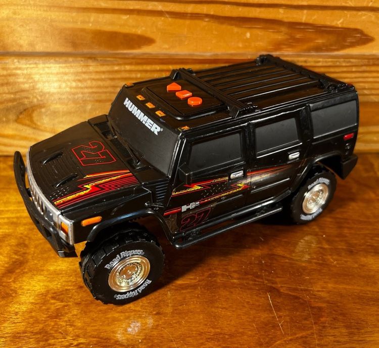 Toy State Road Rippers 2003 Hummer H2 Black w/Lights & Sounds Tested
