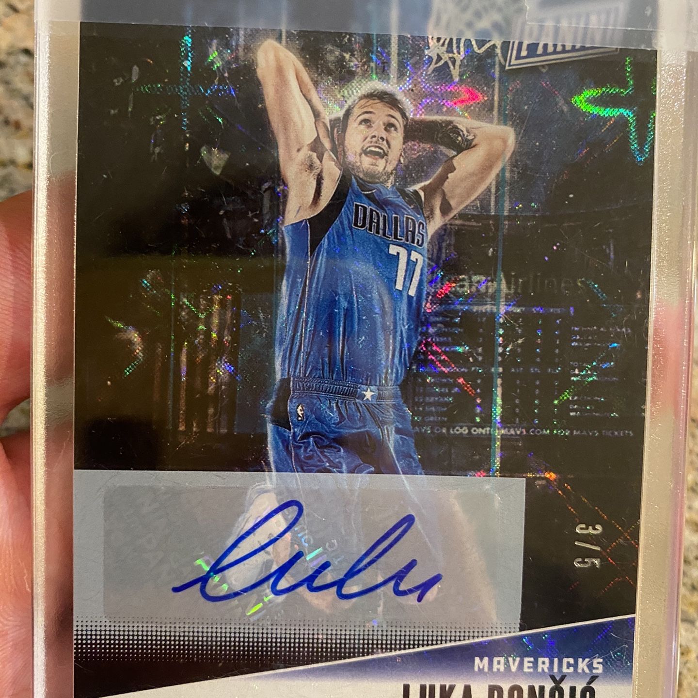 Luca Doncic Signed Fathers Day Card. /5 NO. LD