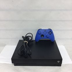 Microsoft Xbox One 1TB Game Console Black With Wireless Controller And Cords 