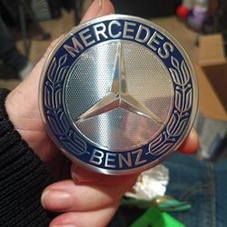 Mercedes Benz -Lot Of 3 Center Lug Covers
