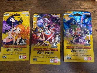 One Piece The World’s strongest warriors 12-card Booster Pack