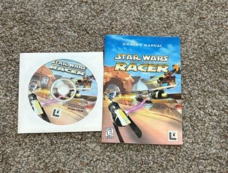 Star Wars Episode I Racer PC Game with Manual