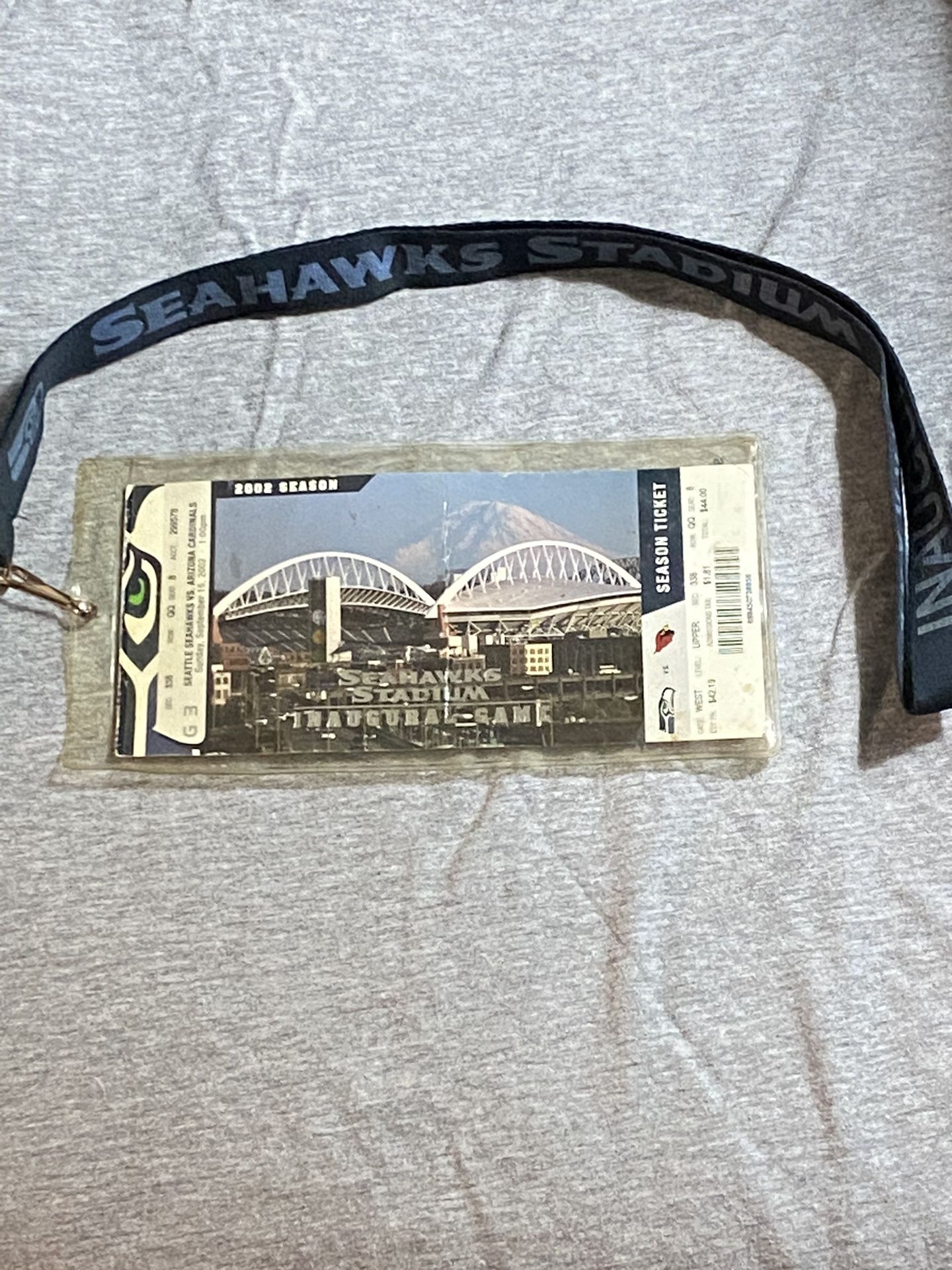 Seahawks 2002 Inaugural Game Ticket / Cardinals