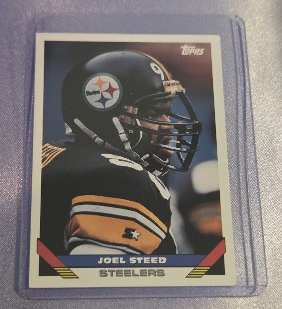 1993 Topps #456 Joel Steed Pittsburgh Steelers Football Card