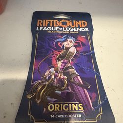 Riftbound origin sleeved booster