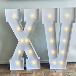 Marquee Numbers 15