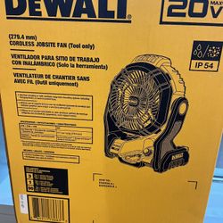 Dewalt 20 Volt Fan   Brand New Asking $99. 