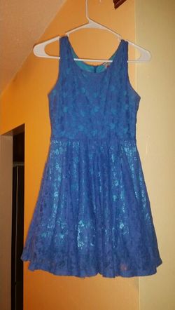 Gorgeous blue sleeveless dress
