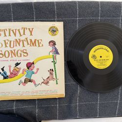 Activity and Funtime Songs – Vintage Wonderland Records 12" Vinyl 1974