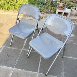 Meco 037.25.3S4 Folding Chair - Gray