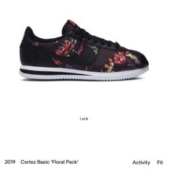 Cortez Basic 'Floral Pack' Size 9 like new 