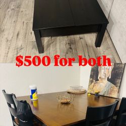 Dining Table And Coffee Table 