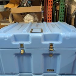 Heavy Duty Waterproof Blue Storage Trunk