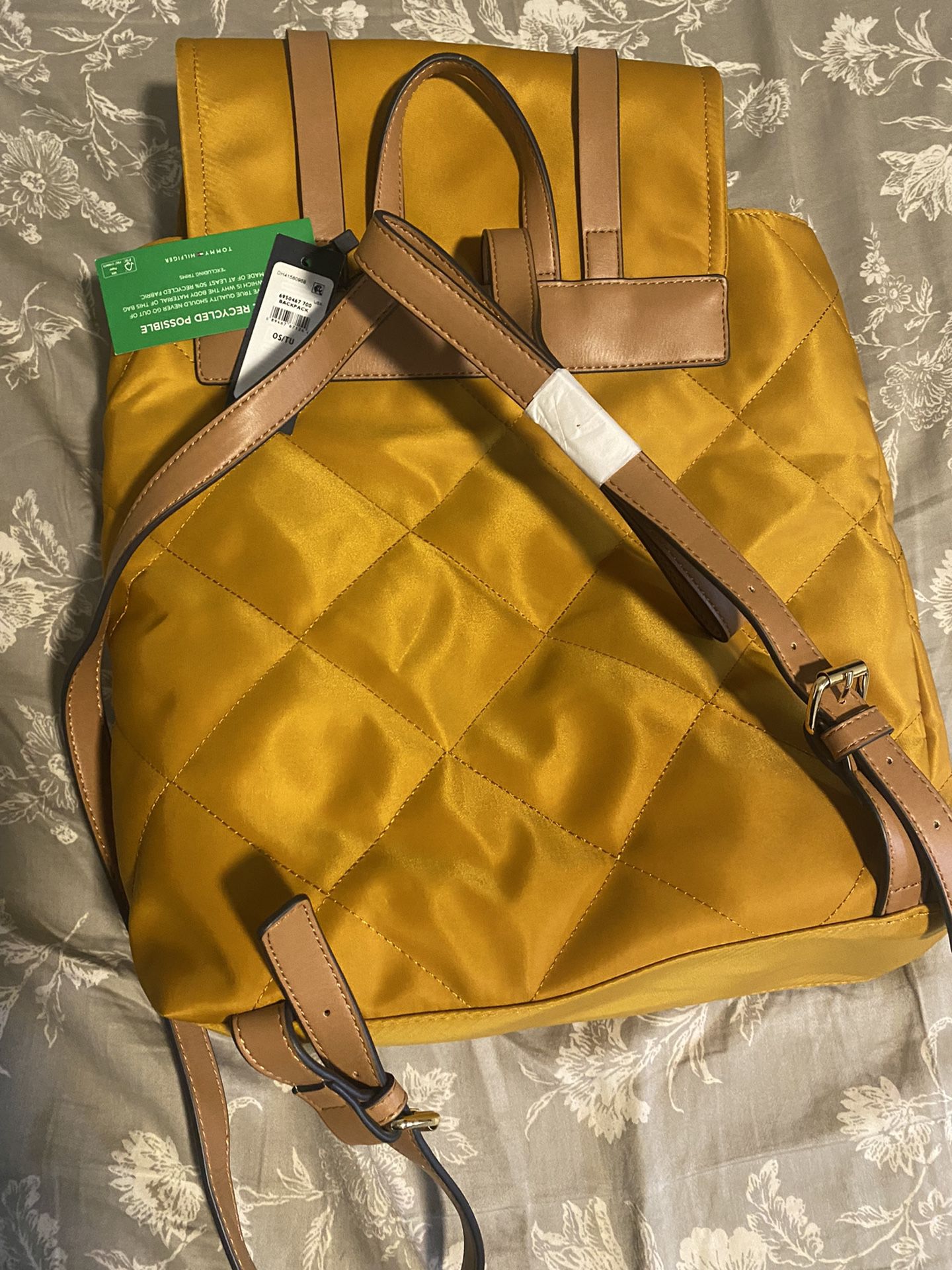 Tommy Hilfiger Mustard Backpack 