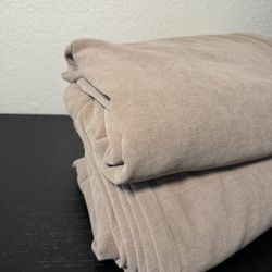 2 Threshold Blackout Velvet Curtains