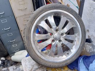 18" Set Of Rims And Tires 