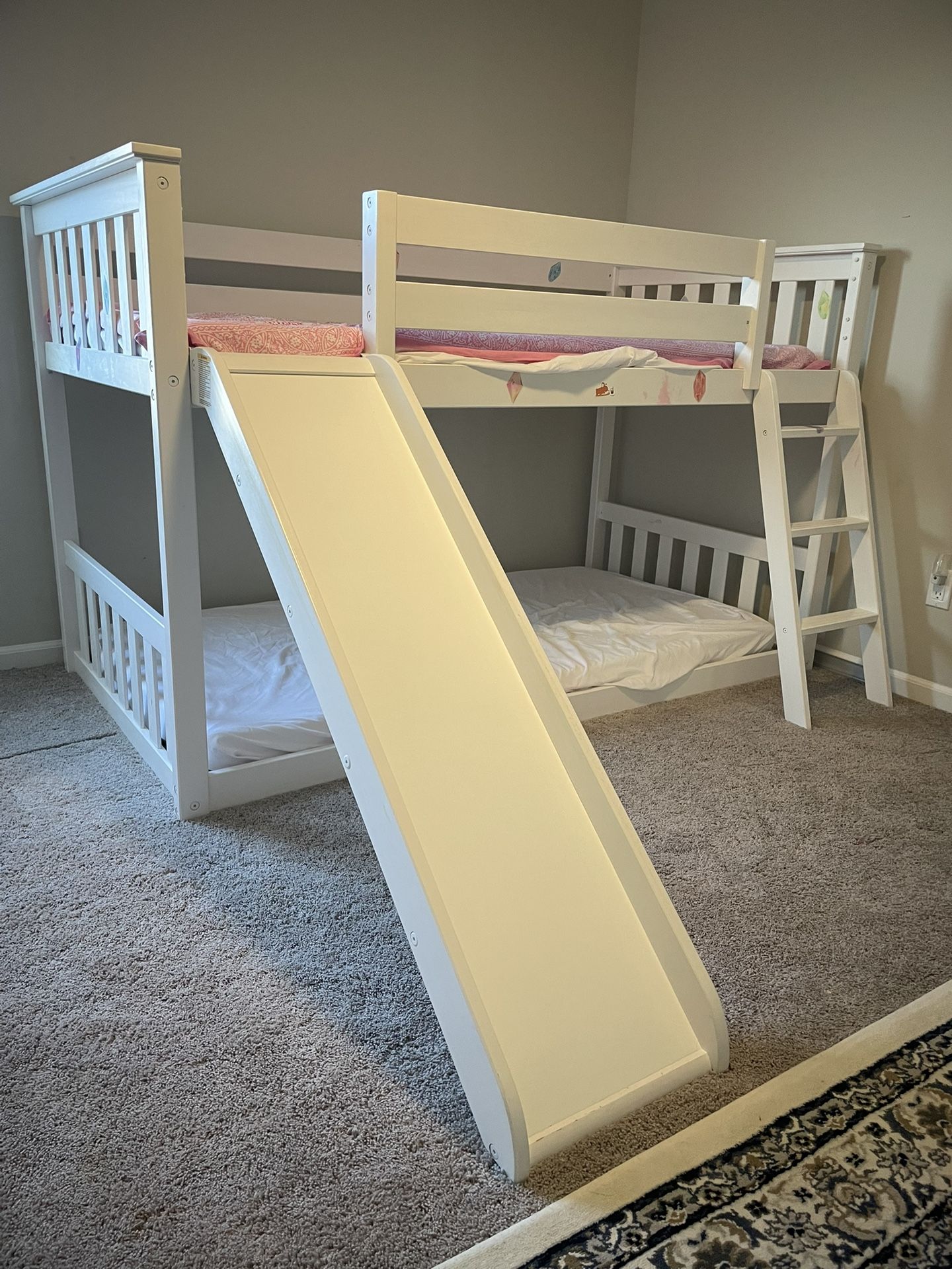Bunk Bed Frame With Slide