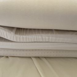 Naturally Nestled Queen Organic 100% Natural Latex 2” Topper With Organic Cotton Cover