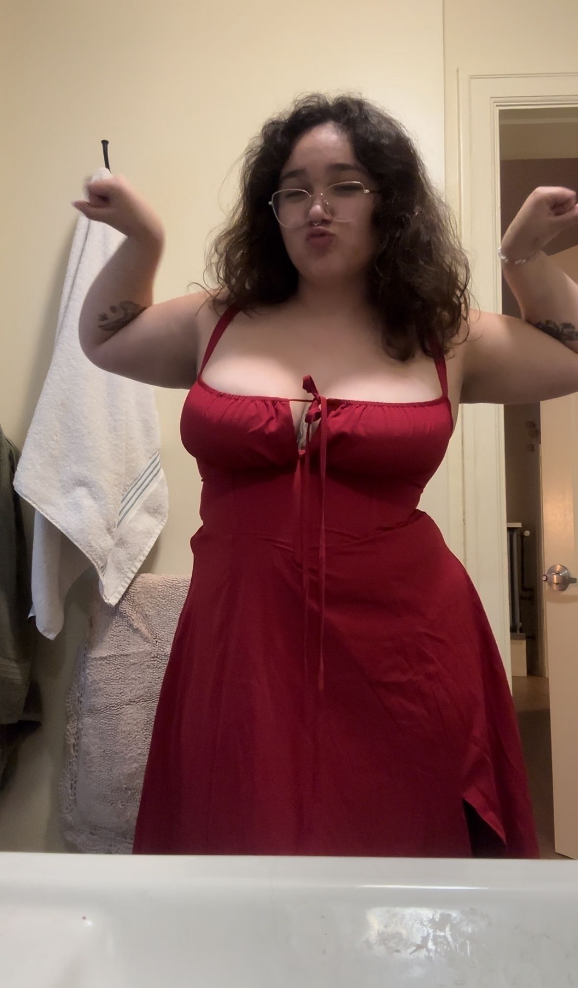 Red Corset Dress