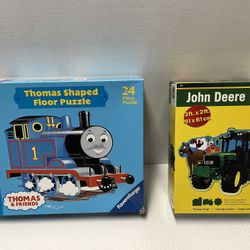 Lot Of Toddler Shaped Floor Puzzles.   