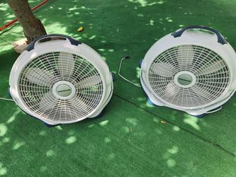 2 WindMachine Powerful Floor Fans – $40 for Both/   ventilador de patio