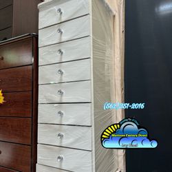 Exclusive White Paulina With Diamond Knobs