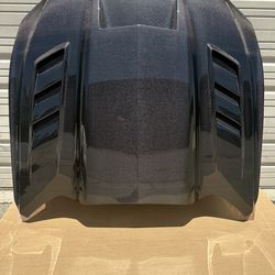 Brand New 2015 2016 2017 Ford Mustang VIS Racing Terminator Style Double Sided Carbon Fiber (Extra Light Weight) Vented Hood (Special Order)