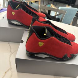 Jordan 14 Ferrari Men’s Sz 10.5 And 12