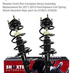 2013 Ford Explorer Shoxtec Front Pair Struts