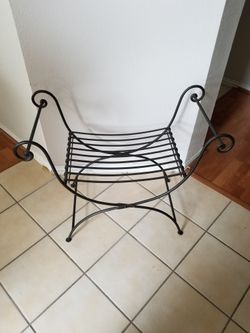 Iron bench