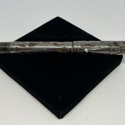 STERLING SILVER WATERMAN FILIGREE OVERLAY FOUNTAIN PEN