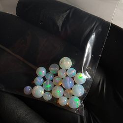 Twenty Carats Of Natural Ethiopian Opal Beads 