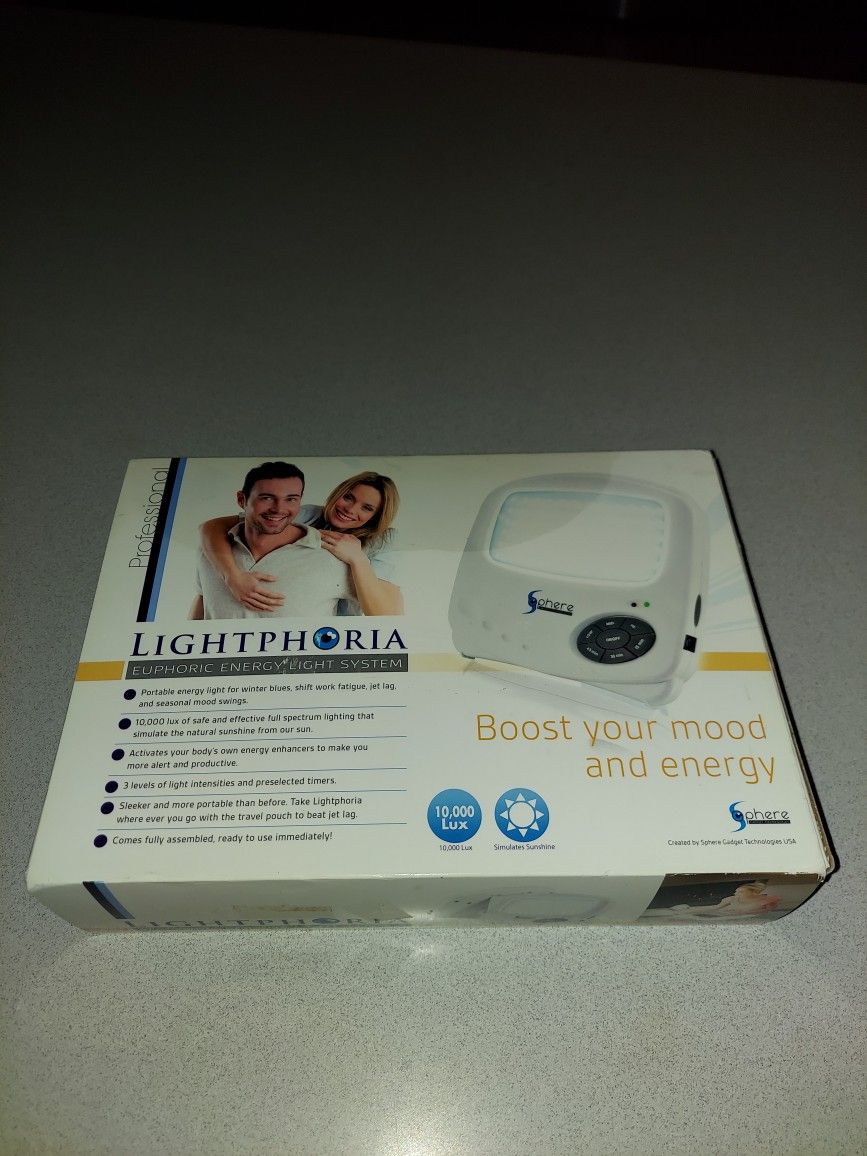 LIGHTPHORIA EUPHORIC ENERGY LIGHT SYSTEM NEW SEALED IN BOX